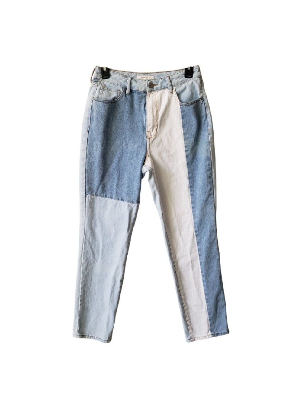 Pacsun Mom Jeans Patchwork Funky 70s - Picture 4 of 14